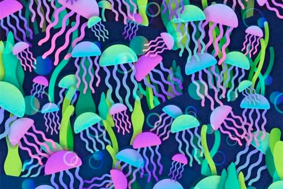 Can You Find The Secret Mushroom In This Mind Blowing Jellyfish Illusion
